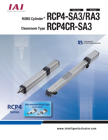 IAI RCP4 SLIDE, ROD, AND CLEANROOM TYPE CATALOG RCP4-SA3/RA3 & RCP4CR-SA3 SERIES: CLEANROOM TYPE ROBO CYLINDERS, SLIDER & ROD TYPE